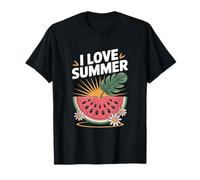I Love Summer Anguria Tropical Sunshine Maglietta