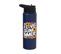 I Love Summer Girasoli Anguria Stainless Steel Insulated Water Bottle
