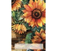 I Love Sunflowers - 6"x9" 200 lined Page Notebook: Great for work, school, hobby or home needs.