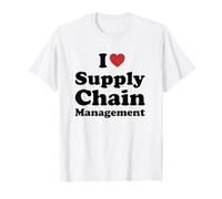 I Love Supply Chain Management Student Major Graduation Maglietta