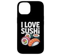 I Love Sushi Divertente Sushi Lover Citazione Custodia per iPhone 14