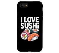 I Love Sushi Divertente Sushi Lover Citazione Custodia per iPhone SE (2020) / 7 / 8