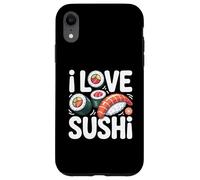 I Love Sushi Entusiast Progettazione grafica Custodia per iPhone XR
