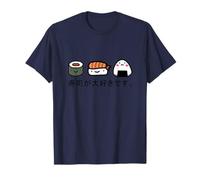 I Love Sushi Giapponese Kawaii Piatto di Sushi Pesce e Riso Camicia Maglietta