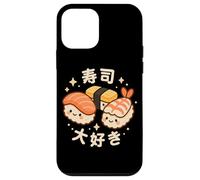 "I Love Sushi" Kawaii caratteri giapponesi parole carine Custodia per iPhone 12 mini