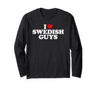 I Love Swedish Guys Maglia a Manica