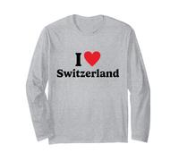 I Love Switzerland Maglia a Manica