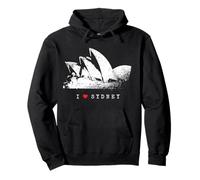 I Love Sydney Teatro dell'Opera Australia Opera House Felpa con Cappuccio