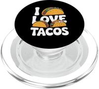 I Love Tacos Divertimento Gustoso Cibo Scelta degli amanti PopSockets PopGrip per MagSafe