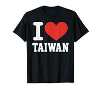 I Love Taiwan Cuore Souvenir Lovers Pride Travel Maglietta