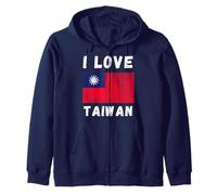 I Love Taiwan I Heart Taiwan Family Travel Souvenir Felpa con Cappuccio