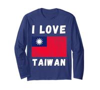I Love Taiwan I Heart Taiwan Family Travel Souvenir Maglia a Manica