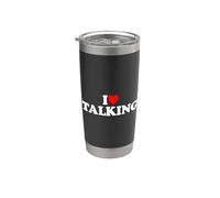 I Love Talking Bicchiere termico in acciaio inox doppia parete