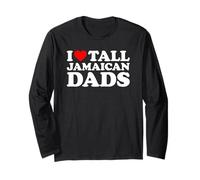 I Love Tall Jamaican Dads Maglia a Manica