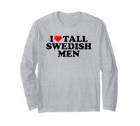 I Love Tall Swedish Men Maglia a Manica