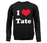I Love Tate - Adulti Felpa con Cappuccio/Maglione - Tour Avido Exes Mcrae Testo