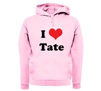 I Love Tate - Adulti Felpa con Cappuccio/Maglione - Tour Avido Exes Mcrae Testo