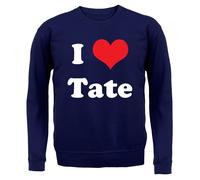 I Love Tate - Bambini Felpa con Cappuccio/Maglione - Tour Avido Exes Mcrae Testo