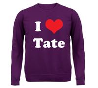 I Love Tate - Bambini Felpa con Cappuccio/Maglione - Tour Avido Exes Mcrae Testo