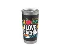 I Love Teaching - Occhiali da lavagna Bicchiere termico in acciaio inox doppia parete