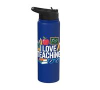 I Love Teaching - Occhiali da lavagna Stainless Steel Insulated Water Bottle