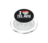 I Love Tel Aviv Israele Spiaggia Mediterranea Città Arte PopSockets PopGrip per MagSafe