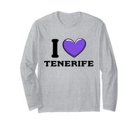 I Love Tenerife Spagna Maglia a Manica