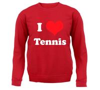 I Love Tennis - Adulti Felpa/Maglione - Wimbledon Regalo Player Equipment