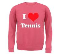 I Love Tennis - Adulti Felpa/Maglione - Wimbledon Regalo Player Equipment