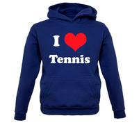 I Love Tennis - Bambini Felpa/Maglione - Wimbledon Regalo Player Equipment