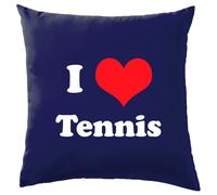 I Love Tennis - Cuscino - Wimbledon Regalo Giocatore Equipment Racchetta
