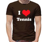 I Love Tennis - T-Shirt - Wimbledon Regalo Player Equipment Racchette