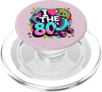 I Love The 80s camicia da donna ragazza vintage anni '80 party outfit PopSockets PopGrip per MagSafe