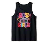 I Love The 80's Slogan, 80s-Themed Party Costume for Girls Canotta