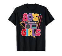 I Love The 80's Slogan, 80s-Themed Party Costume for Girls Maglietta
