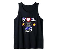 I love the 90s 1990s Shirt Retro Vintage anni Novanta Retro Tee Canotta