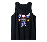 I love the 90s 1990s Shirt Retro Vintage anni Novanta Retro Tee Canotta