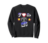 I love the 90s 1990s Shirt Retro Vintage anni Novanta Retro Tee Felpa