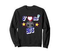 I love the 90s 1990s Shirt Retro Vintage anni Novanta Retro Tee Felpa