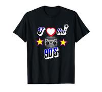 I love the 90s 1990s Shirt Retro Vintage anni Novanta Retro Tee Maglietta