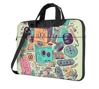 I Love The 90s Illustrazione Laptop Tote Bag per Uomini Donne 14 pollice Manica Del Computer Borsa Messenger Della Borsa Del Computer