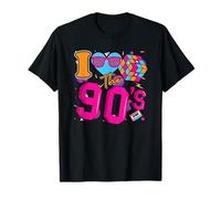 I Love the 90s Retro Vintage Colorful Party a tema anni '90 donne Maglietta