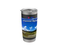 “I love the Summer Sky” by Julie Neway Bicchiere termico in acciaio inox doppia parete