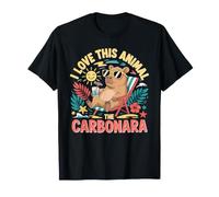 I Love This Animal The Carbonara Capybara Puns - Maglietta