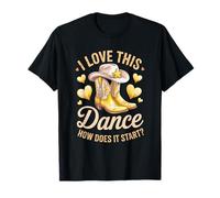 I Love This Dance Come Inizia Line Dance Maglietta