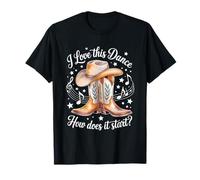I Love This Dance Come Inizia Line Dance Maglietta