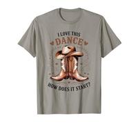 I Love This Dance Come Si Inizia Line Dance Western Maglietta