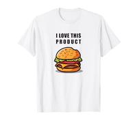 I Love This Product - Funny Small Bite Burger Cartoon Maglietta