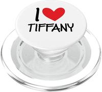 I Love Tiffany Nome Personalizzato Ragazza Donna BFF Amico Cuore PopSockets PopGrip per MagSafe