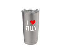 I Love Tilly - Cuore - Distressed Bicchiere termico in acciaio inox doppia parete
